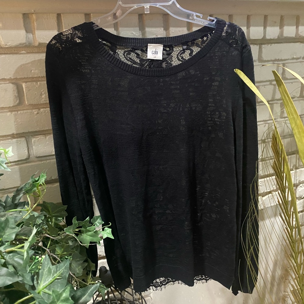 Cabi black blouse